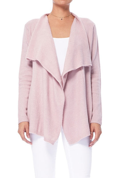 Draped Stylish Cape Sweater Cardigan