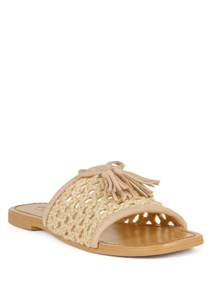 Natural Tassel Flats