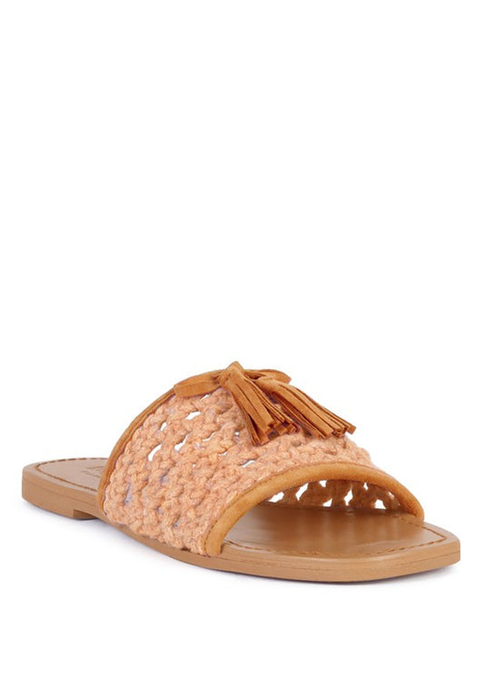 Natural Tassel Flats