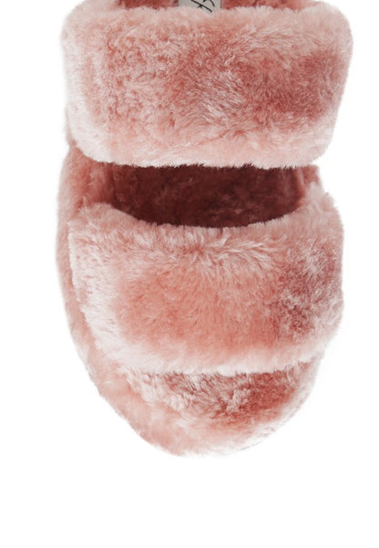 Smoothie fur slip-on flats