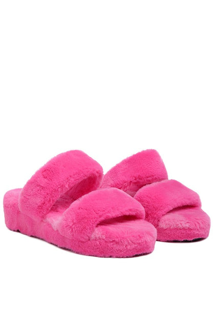 Smoothie fur slip-on flats